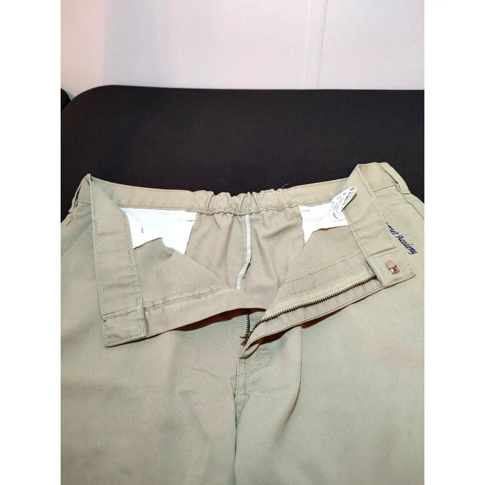 Dickies Boy Size 20H/31W Polyester Cotton Brown Tan Beige Khaki Summer Shorts
